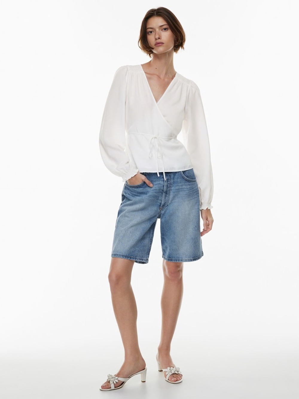 ARITZIA Wilfred - Gracious Wrap Blouse
